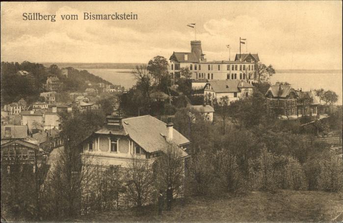 Blankenese Hamburg Süllberg vom Bismarckstein