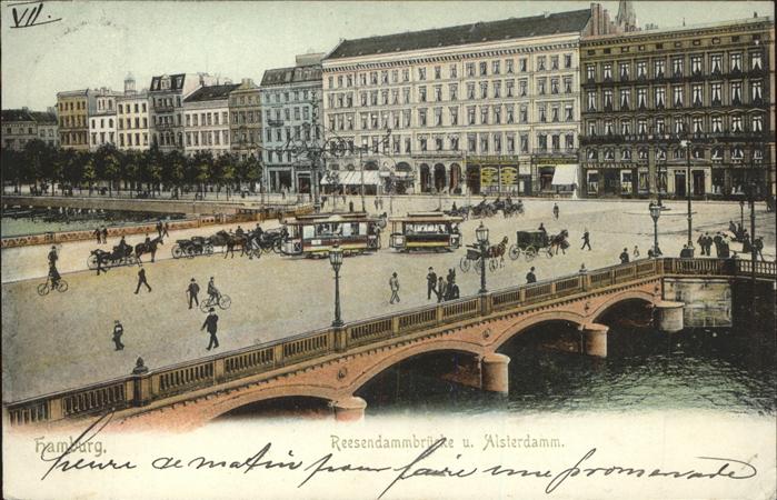 HAMBURG  CITY Reesendammbruecke und Alsterdamm