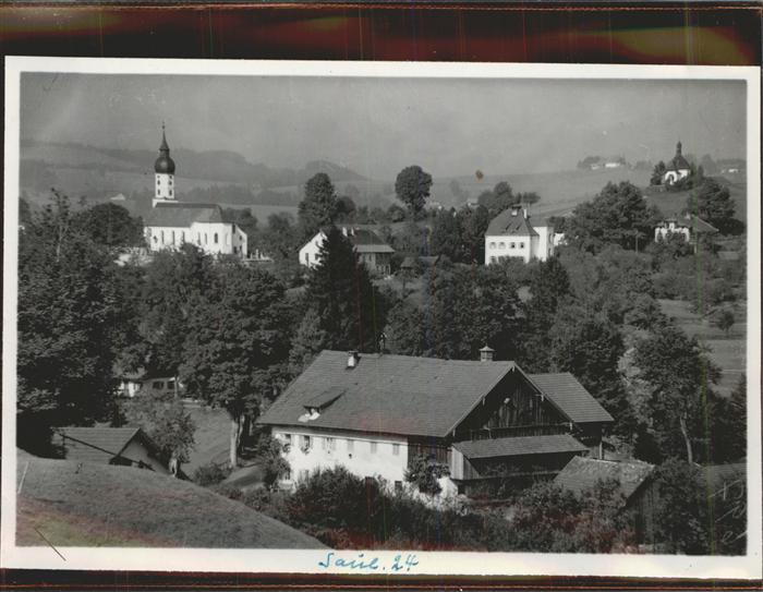 Saulgrub Panorama mit Kirche