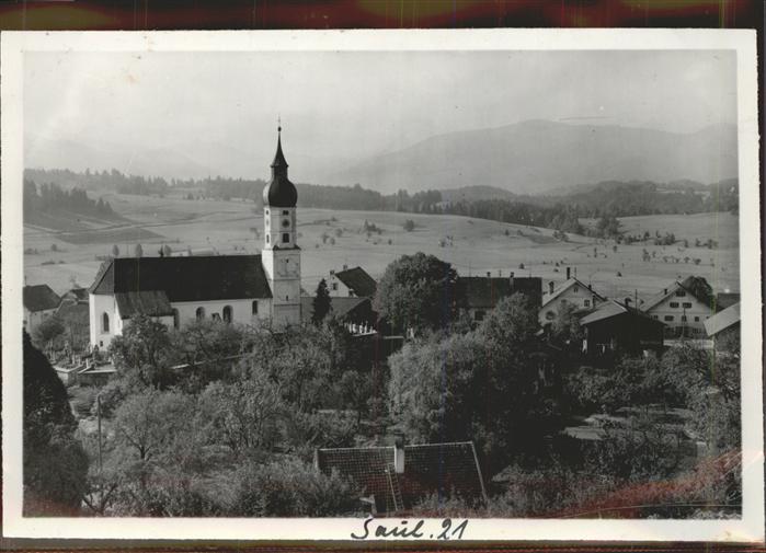Bayersoien Panorama mit Kirche
