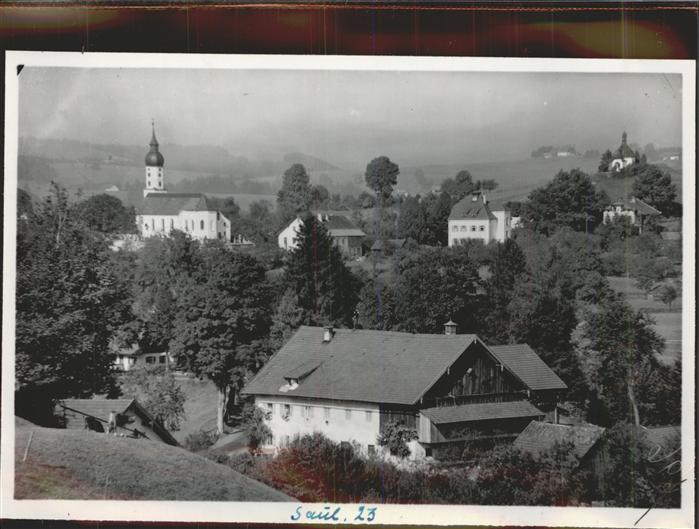 Bayersoien Panorama mit Kirche
