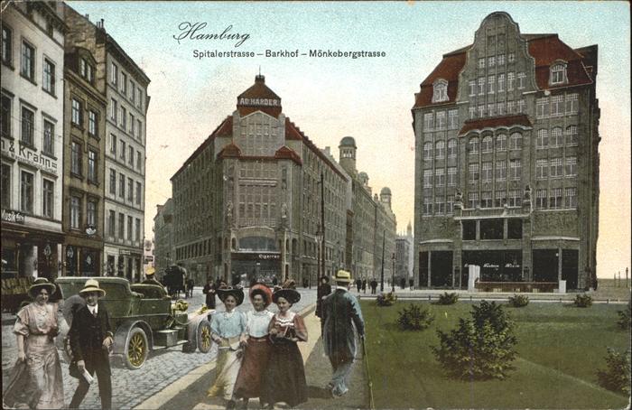 Hamburg Spitalstrasse Barkhof Mönkebergstrasse