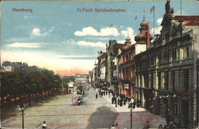 Hamburg St Pauli Spielbudenplatz