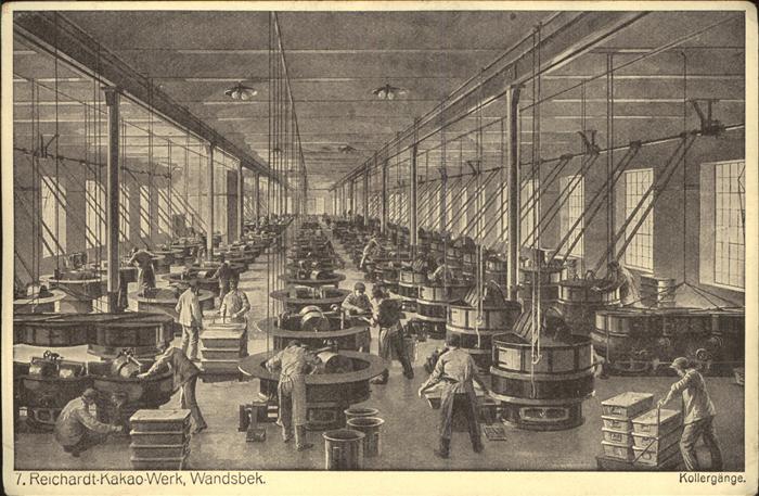 Wandsbek Reichardt Kakao Werk Kollergänge
