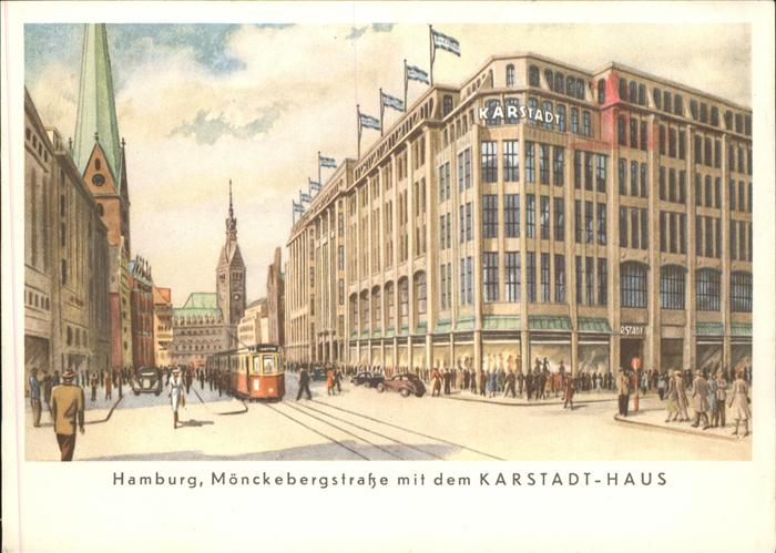 HAMBURG  CITY Karstadthaus Moenckebergstrasse
