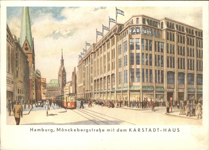 HAMBURG  CITY Karstadthaus Moenckebergstrasse
