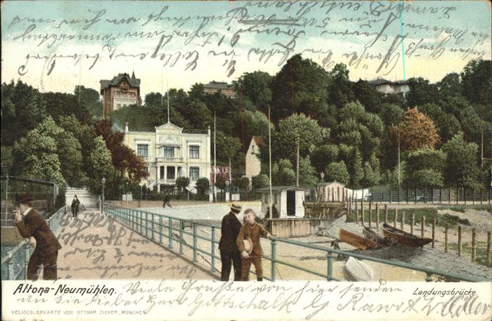 Altona Hamburg Neumühlen Landungsbrücke