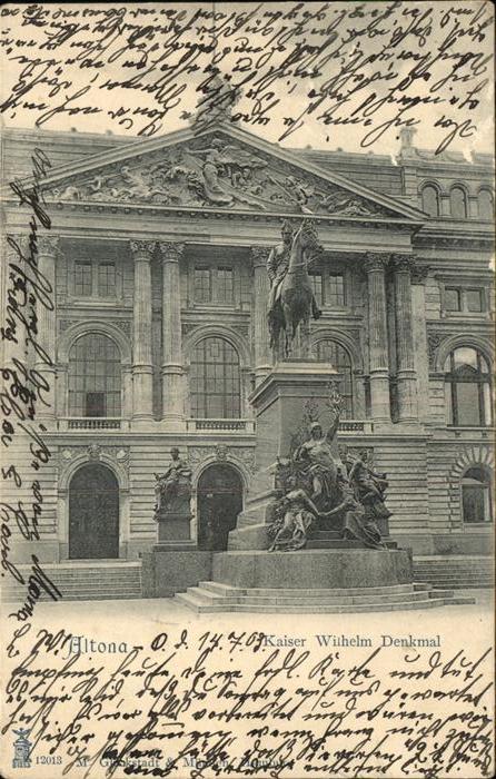 Altona Hamburg Kaiser Wilhelm Denkmal