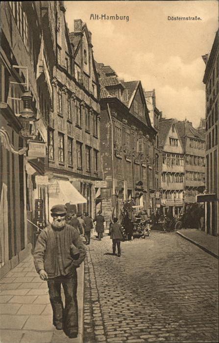 HAMBURG  CITY Altstadt Duesternstrasse