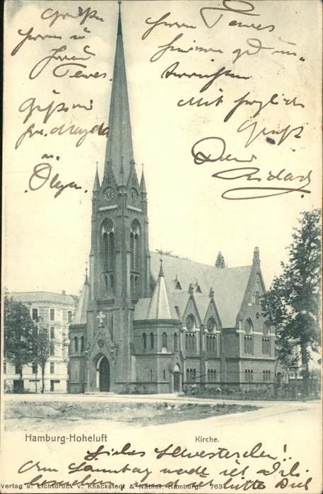 HAMBURG  CITY Hoheluft Kirche