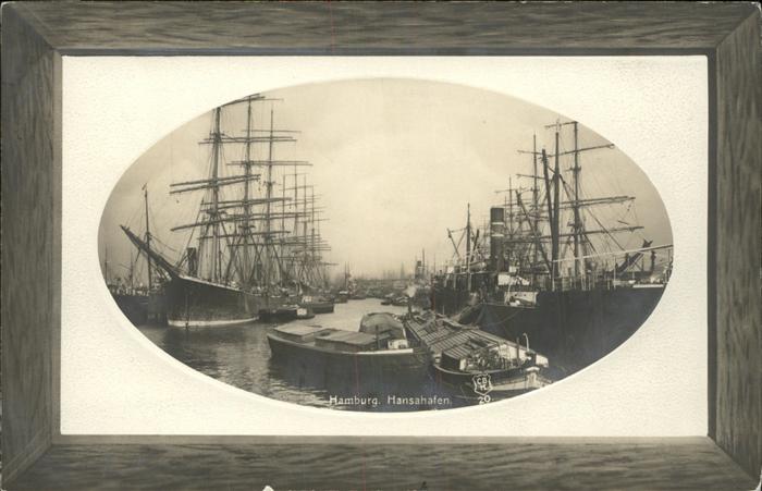 HAMBURG  CITY Hansahafen Schiffe