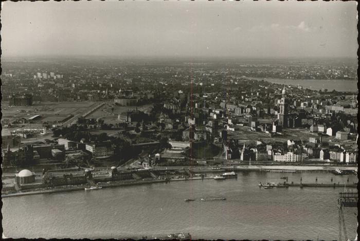 HAMBURG  CITY Fliegeraufnahme
