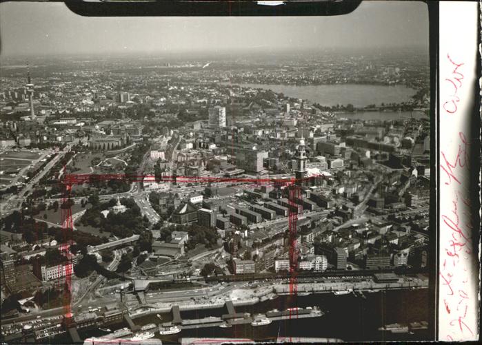 HAMBURG  CITY Fliegeraufnahme