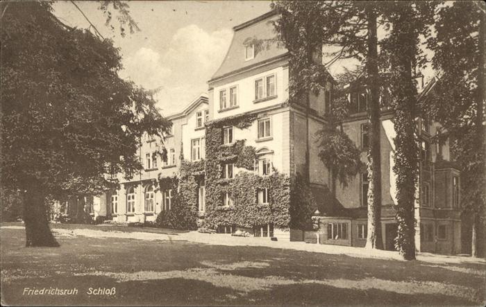 Friedrichsruh Aumuehle Schloss