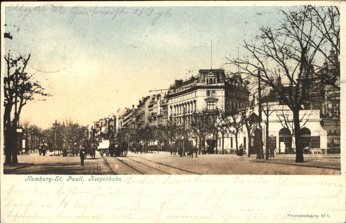 Hamburg St. Pauli Reeperbahn