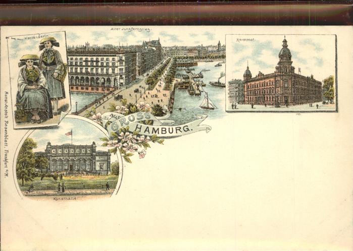 Hamburg Alter Jungfernstieg Kunsthalle