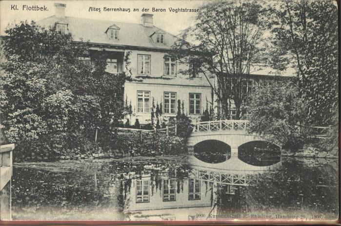 Hamburg Kl.Flottbek Altes Herrenhaus Baron Vogh