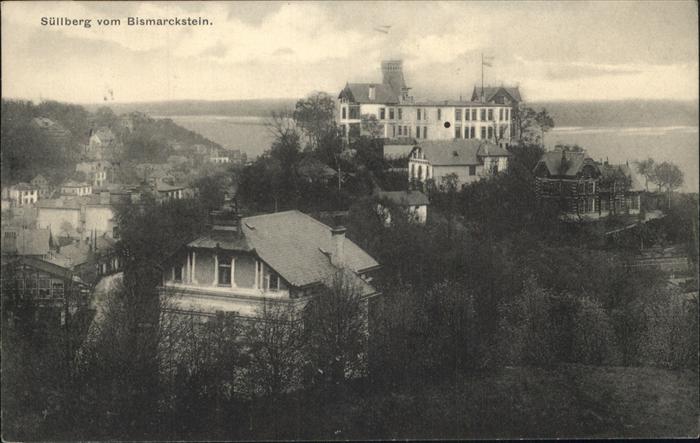 Blankenese Hamburg Süllberg Bismarckstein