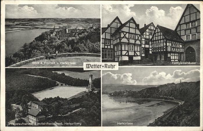 Wetter Ruhr Fünfgiebelhäuser Harkortsee Fliegeraufn