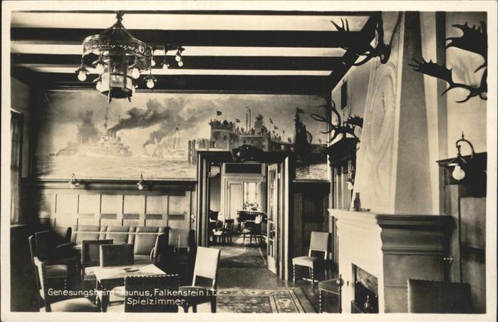 Falkenstein Taunus Spielzimmer Genesungsheim Geweihe