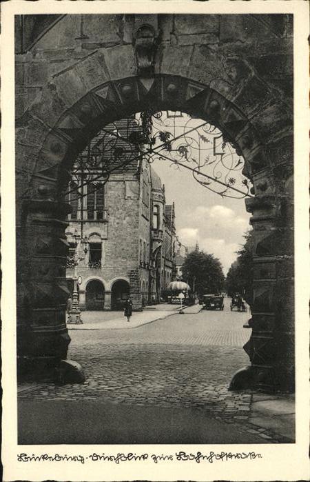 Bueckeburg Viktoria glanz Büttenrand Tor
