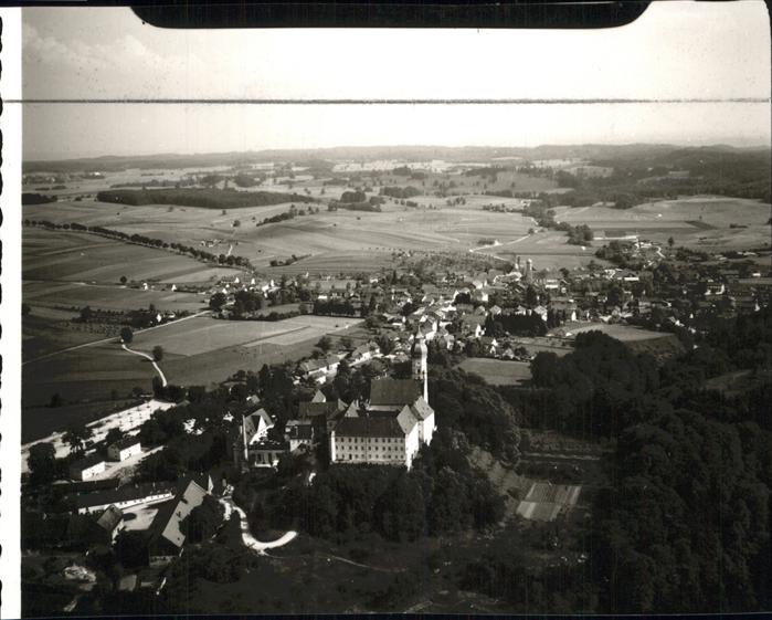 Andechs Kloster Andechs Fliegeraufnahme