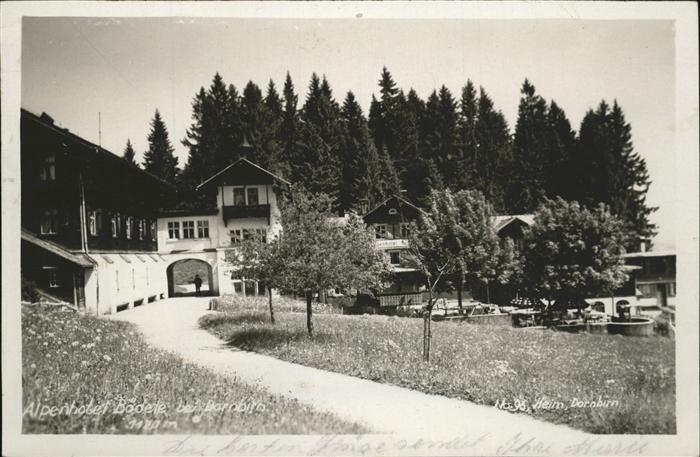 Dornbirn Vorarlberg Alpenhotel Bödele
