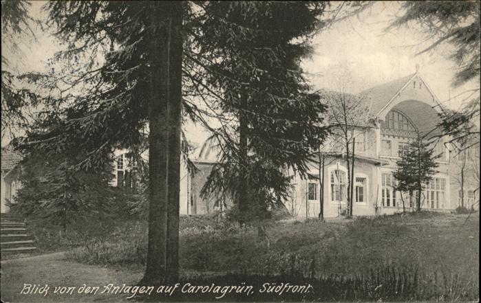 Schoenheide Erzgebirge Volksheilstätte Carolagrün Parkanlagen
