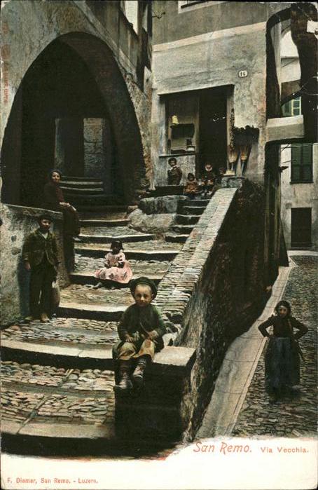 San Remo Via Vecchia Familie Kind