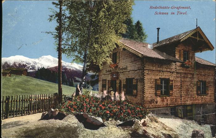 Schwaz Tirol Rodelhütte Grafenast
