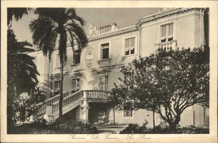 San Remo Pensione Villa Francia