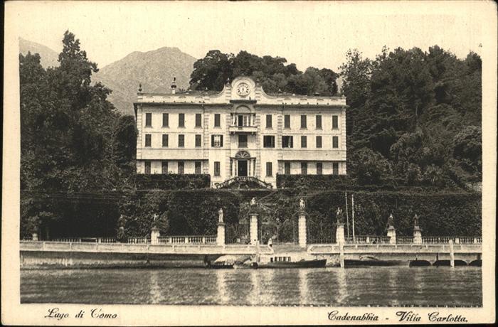 Cadenabbia Lago di Como Villa Carlotta