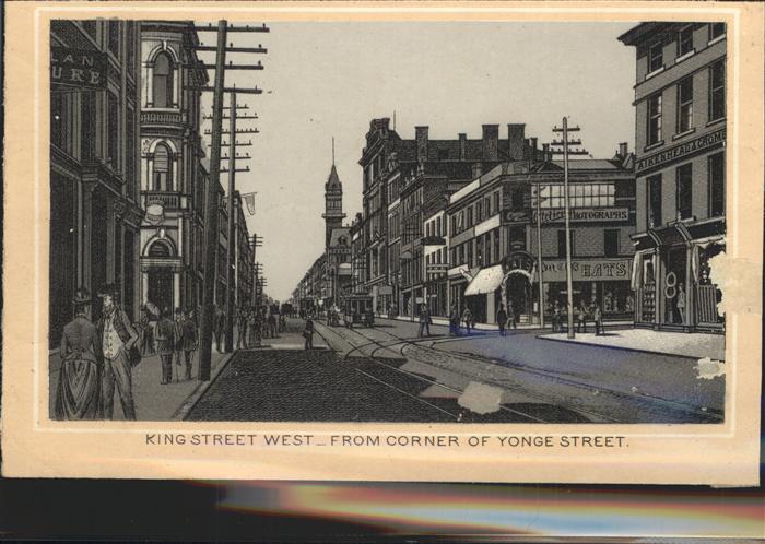 Toronto Canada King Street West Corner of Yonge Street