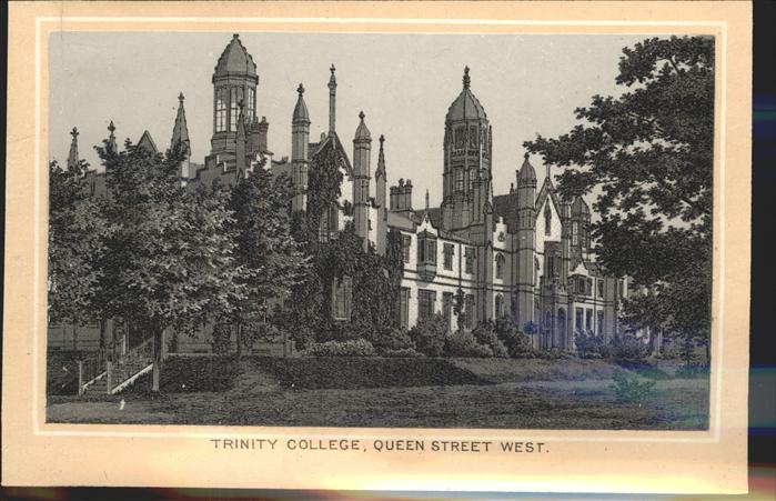 Toronto Canada Trinity College Queen Street