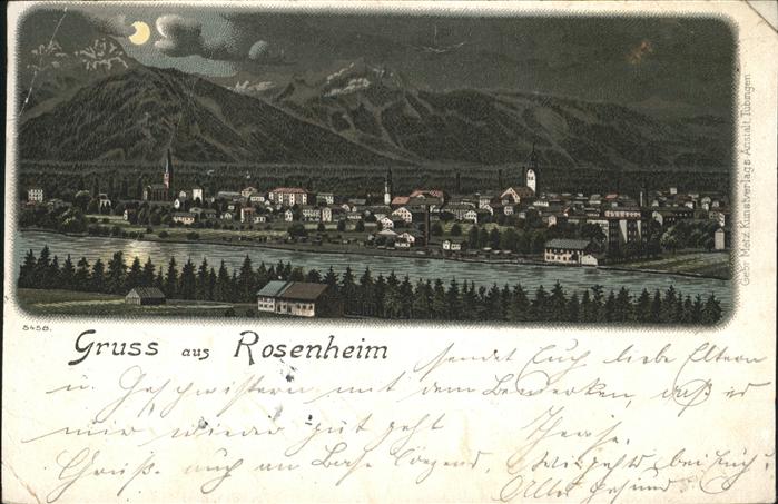 Rosenheim Bayern Panorama Inn mit Alpenblick im Mondsche