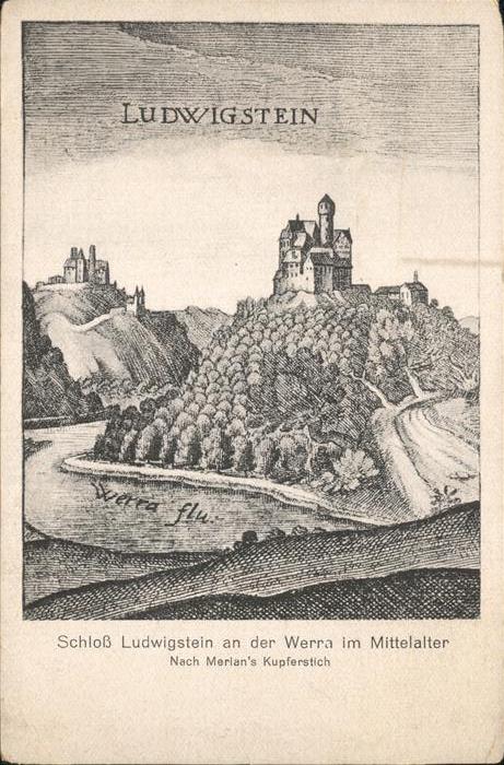 Witzenhausen Schloss Ludwigstein Werra im Mittelalte