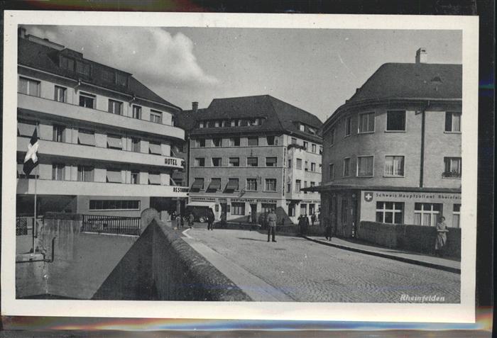 Rheinfelden AG Partie im Ort Hotel Schweizer Hauptzollamt Bruecke