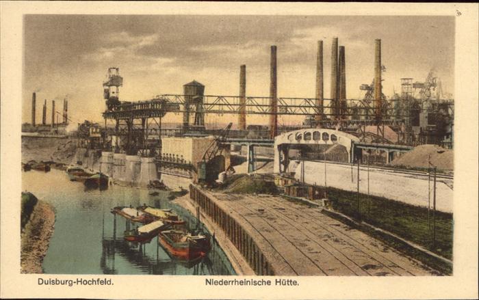 Duisburg Ruhr Hochfeld Niederrheinische Hütte