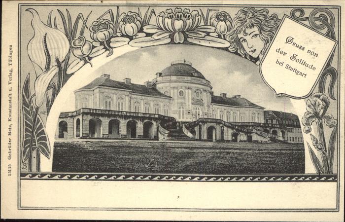 STUTTGART  CITY Schloss Solitude erbaut von Herzog Karl Eugen 1763-67