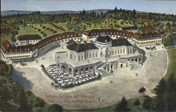 Stuttgart Schloss Solitude erbaut von Herzog Karl