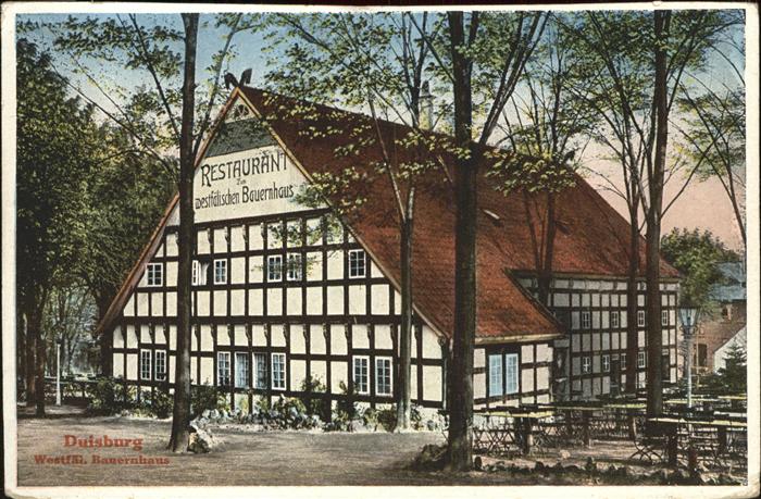 Duisburg Ruhr Westfälisches Bauernhaus Fachwerk Garte