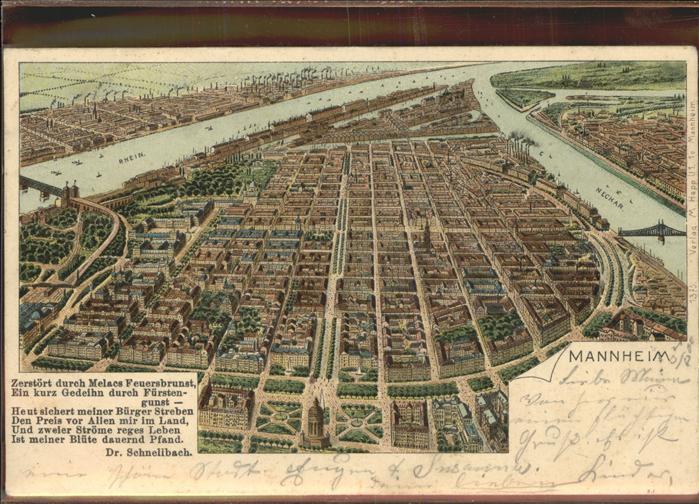 Mannheim Stadtkarte