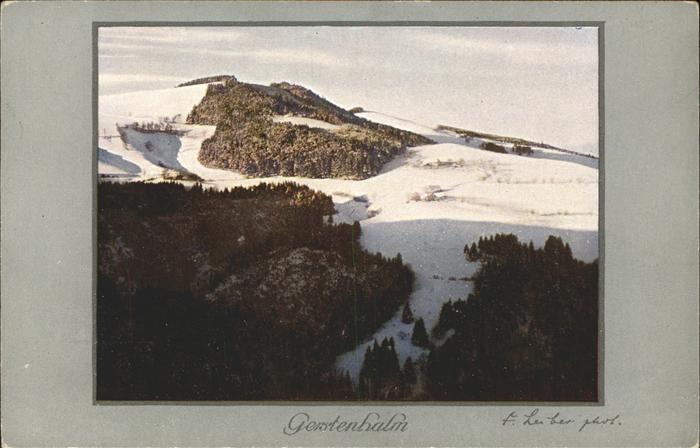 Foto Leiber F. Gerstenhalm