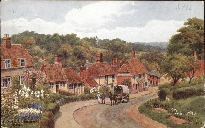 Tonbridge Towe Hill Lamberhurst Kuenstlerkarte