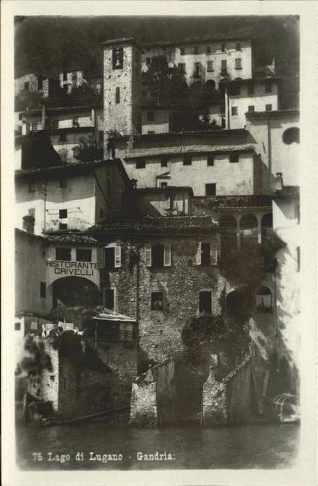 Gandria Lago di Lugano Lago di Lugano Ristorante Crivelli