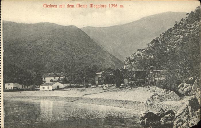Lovrana Medvea mit dem Monte Maggiore