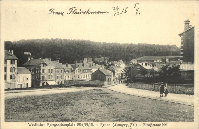 Rehon WK1 Kriegsschauplatz Rehon Feldpost