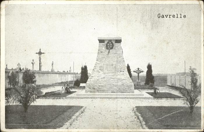 Gavrelle Soldatenfriedhof Denkmal