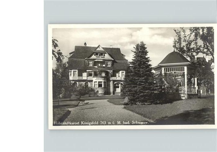 Koenigsfeld Schwarzwald Kurhaus Anlagen