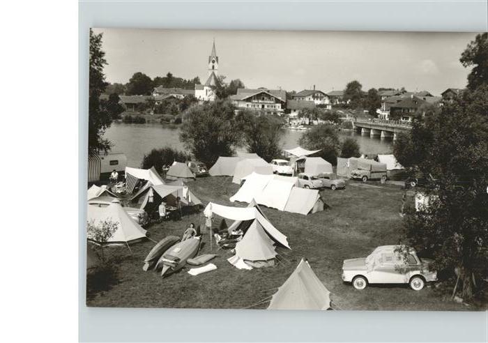 Seebruck Chiemsee Campingplatz Kirche